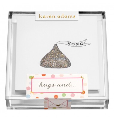 Gift Enclosure, Hugs and...in Acrylic Box, Karen Adams